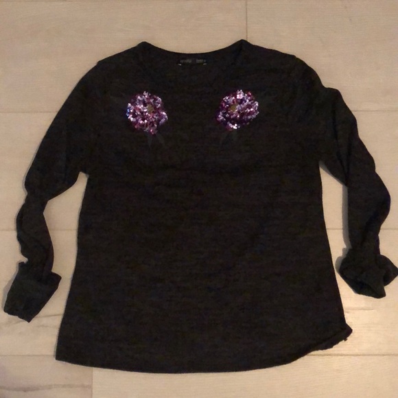 π₯3/$18π₯ EUC ZARA SEQUINS TOP - Picture 1 of 5